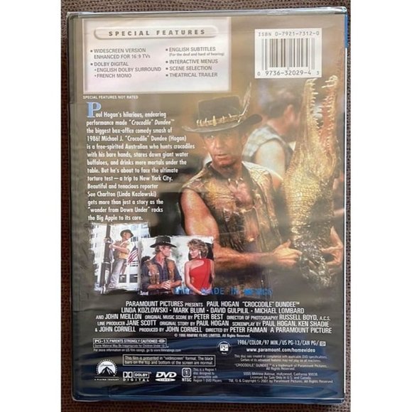 Crocodile Dundee - DVD - NEW - Widescreen - Paul Hogan - Picture 2 of 3